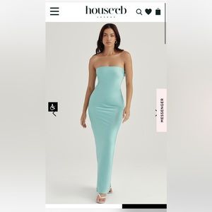 JADE SATIN STRAPLESS MAXI DRESS
Houseofcb